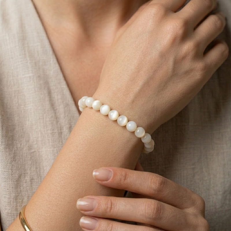 White Shell Bracelet