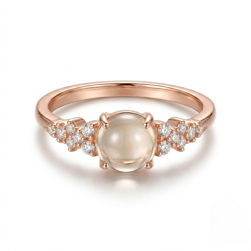 Moonstone Ring Woman