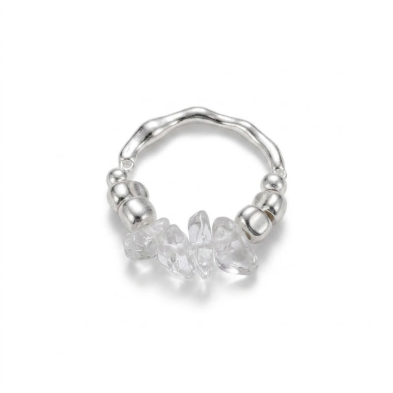 Lrregular Crystal Ring